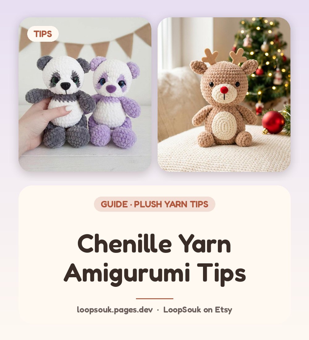 Chenille Yarn Amigurumi Tips