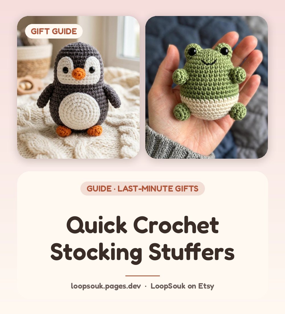 Quick Crochet Stocking Stuffers