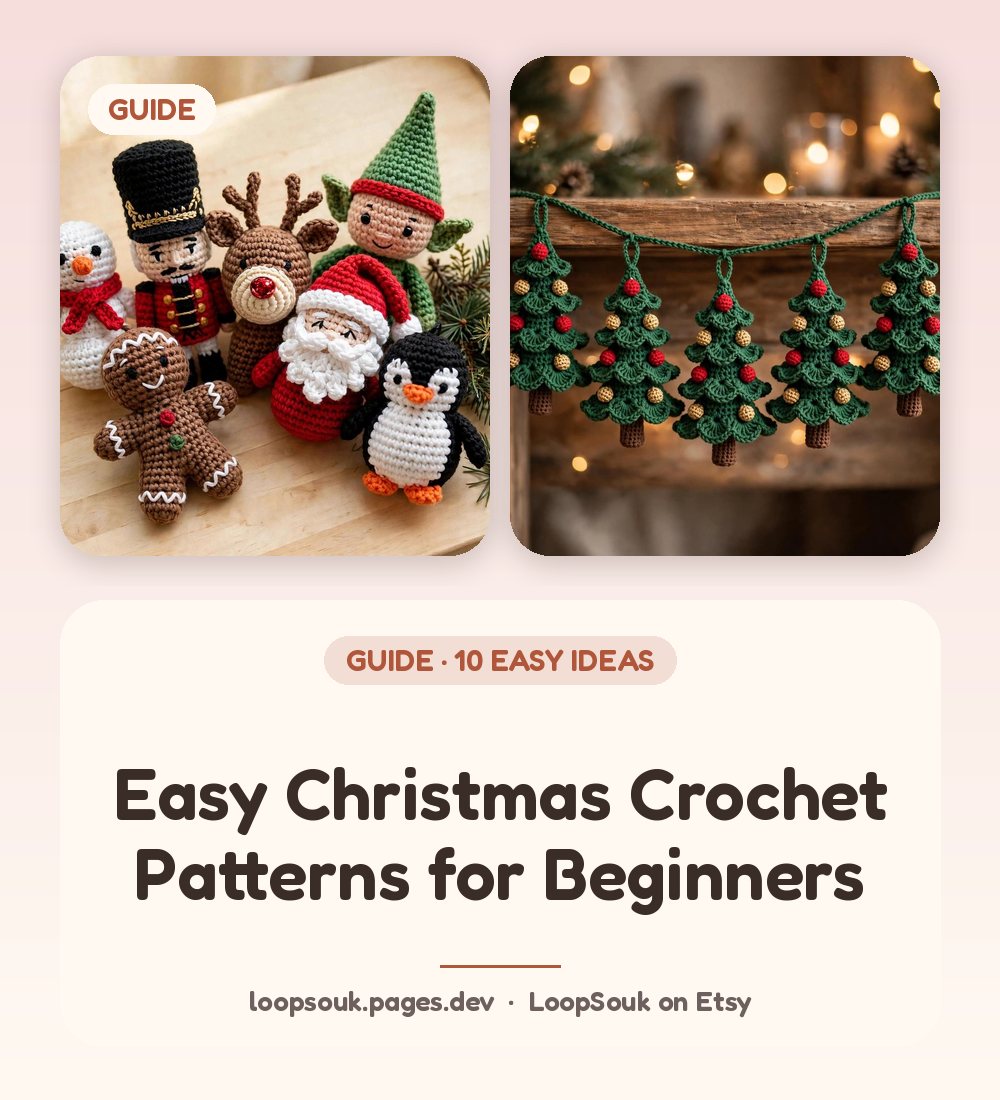 Easy Christmas Crochet Patterns for Beginners