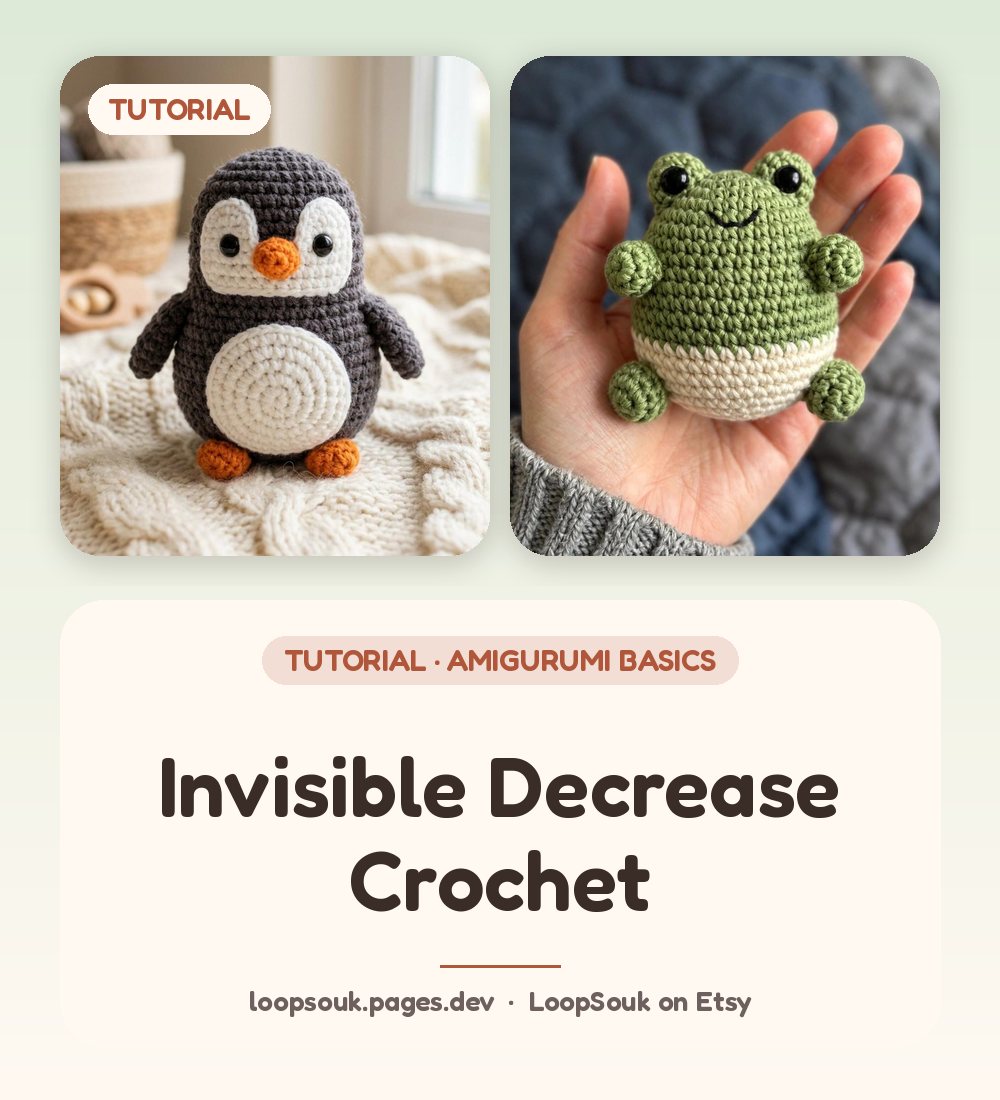 Invisible Decrease Crochet